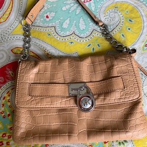 Michael Kors Tan Crocodile Leather Purse